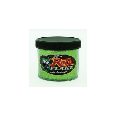 Roth Flake & Pearl Product Lime Squeezer Solid Metal Flake, Standard .015 Size, 2oz Jar RF115